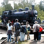 Setk�n� lokomotiv 354 v Lu�n� u Rakovn�ka